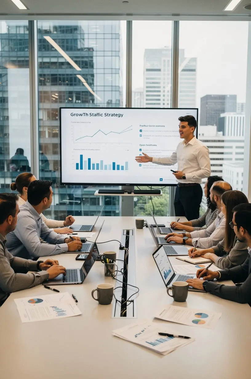 Professional team collaboration